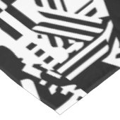 Nappe Réflexions Abstraites : lignes, cubes et monochrom (Angle)