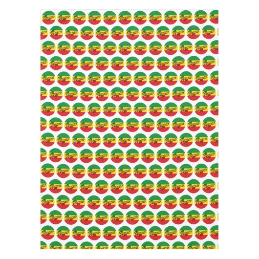 Nappe Reggae Music with reggae flag colors (Devant)