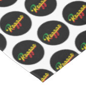 Nappe Reggae Musique avec couleurs du drapeau reggae (Angle)