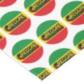 Nappe Reggae Musique avec des vibes positives et drapeau (Angle)