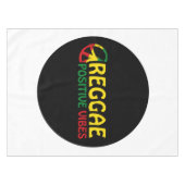 Nappe Reggae Musique avec des vibes positives et drapeau (Devant (Horizontal))