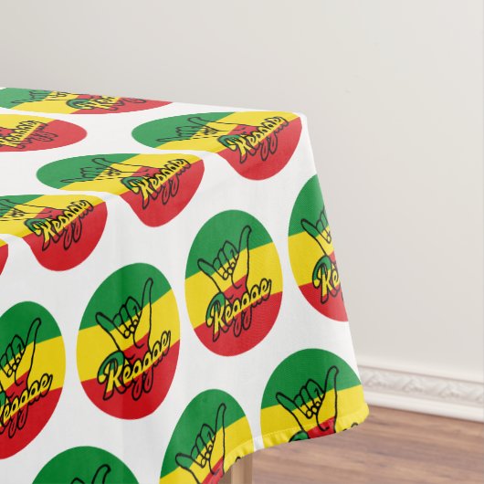 Nappe Reggae Shaka Mains aux couleurs reggae (In Situ)
