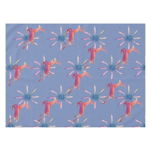 Nappe Reindeer and Snowflakes (Devant (Horizontal))