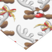 Nappe Reindeer Puzzled drôle Caractère de Noël (Angle)