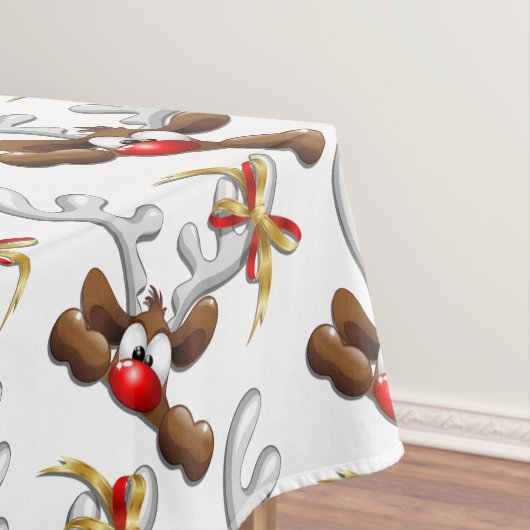 Nappe Reindeer Puzzled drôle Caractère de Noël (In Situ)