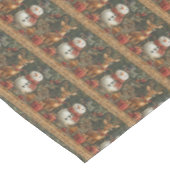 Nappe Reindeer Snowman Christmas Présente Musique Notes (Angle)