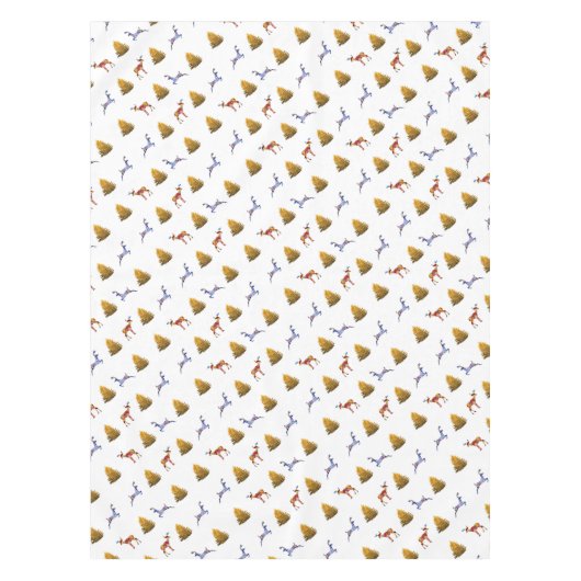 Nappe Reindeers Holiday Tree  (Devant)