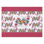 Nappe Reine des cœurs et des fleurs (Devant (Horizontal))