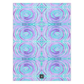 Nappe Remous pourpre de turquoise d'aquarelle de (Devant)