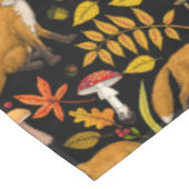 Nappe Renard d'automne sur noir (Angle)