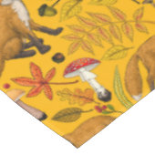 Nappe Renard d'automne sur orange (Angle)