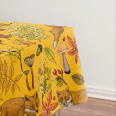 Nappe Renard d'automne sur orange (In Situ)