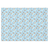Nappe Renards hivernaux givrés (Devant (Horizontal))