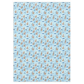 Nappe Renards hivernaux givrés (Devant)