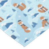 Nappe Renards hivernaux givrés (Angle)