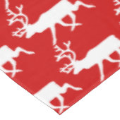 Nappe Rennes blanches / Silhouette caribou (Angle)