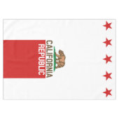 Nappe RÉPUBLIQUE DE CALIFORNIE Drapeau d'État Red Star D (Devant (Horizontal))