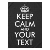 Nappe Restez calme et continuez - Créez votre propre (Devant)