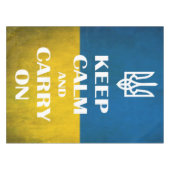 Nappe Restez calme et continuez votre trident emblème uk (Devant (Horizontal))