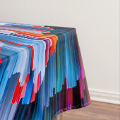 Nappe Résumé Abstrait Vibrant Moderne Tourbillon (In Situ)