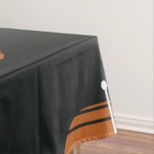 Nappe Résumé Atomique Abstrait Écorce Noir Orange Brûlé (In Situ)