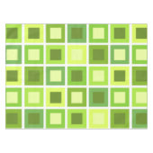 Nappe Retro 1950 Carreaux Motif Chartreuse Green (Devant (Horizontal))