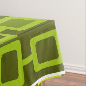 Nappe Rétro 1950 Motif géométrique Chartreuse (In Situ)