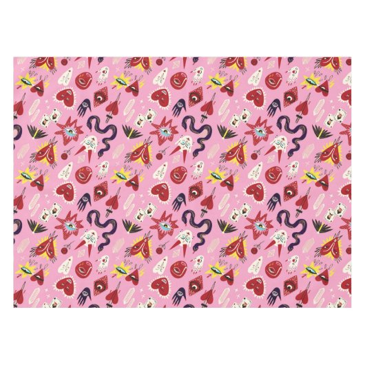 Nappe Rétro 1950 Pop Art Motif Kitschy Kitchen (Devant (Horizontal))