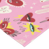 Nappe Rétro 1950 Pop Art Motif Kitschy Kitchen (Angle)