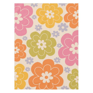 Nappe Retro 1960s Style Floral