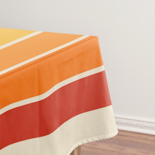 Nappe Retro 1970s Style Arched Stripes Geometric Pattern (In Situ)