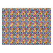 Nappe Retro 60s Lips Pop Culture Art Déco (Devant (Horizontal))