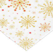 Nappe Retro Atomic Mid-Century Moderne Couleurs Rouge & (Angle)