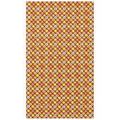 Nappe Retro Automne Fleurs Motif Brown (Devant)