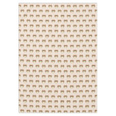 Nappe Rétro Bloom Marron Vert Accent Cosy (Devant)