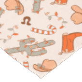 Nappe Retro Boho Western Desert Cactus Motif Noël (Angle)