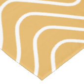 Nappe Retro Chevron Motif Jaune Zigzag (Angle)
