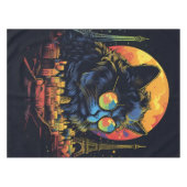 Nappe Retro Chic Pop Art Paris Feline (Devant (Horizontal))