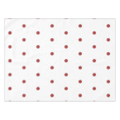 Nappe Retro Chic Red Polka Dots Pattern Spring & Summer  (Devant (Horizontal))