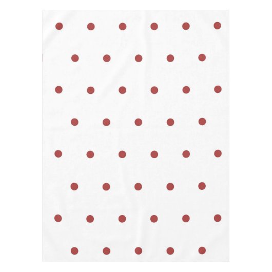 Nappe Retro Chic Red Polka Dots Pattern Spring & Summer  (Devant)