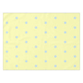 Nappe Retro Chic Yellow & Blue Polka Dots Pattern Spring (Devant (Horizontal))