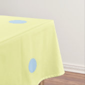 Nappe Retro Chic Yellow & Blue Polka Dots Pattern Spring (In Situ)