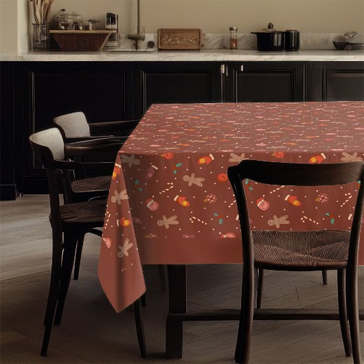 Nappe Retro Christmas Cloth Pastel Peaceful Dining