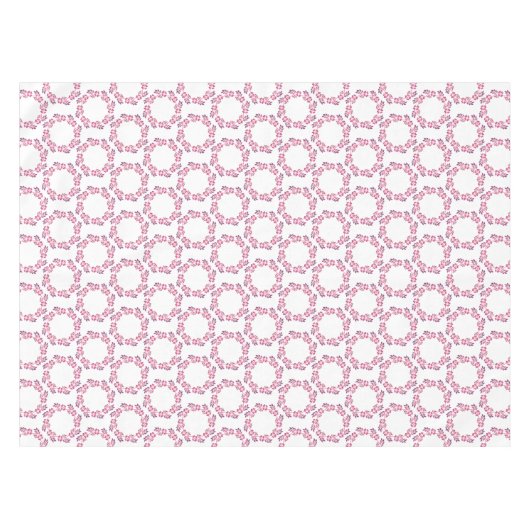 Nappe Rétro conception florale (Devant (Horizontal))