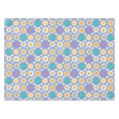 Nappe Retro Daisy Motif Simple.01. L Blue BG (Devant (Horizontal))