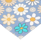 Nappe Retro Daisy Motif Simple.01. L Blue BG (Angle)