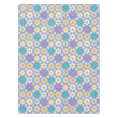 Nappe Retro Daisy Motif Simple.01. L Blue BG (Devant)