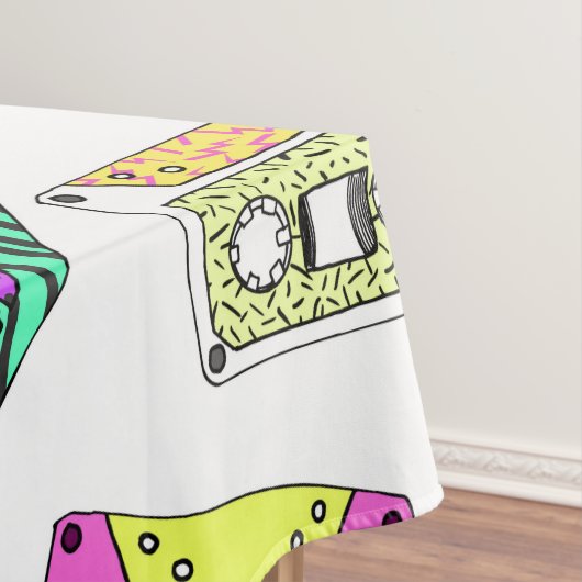 Nappe Rétro enregistreurs à cassettes modelés des années (In Situ)