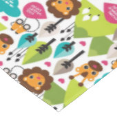 Nappe rétro faune de lion de safari d'enfants (Angle)