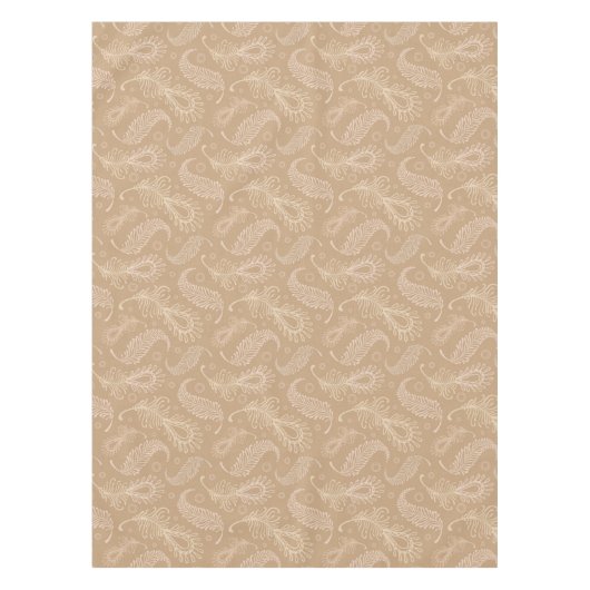 Nappe Rétro-feater-pâle-motif (Devant)